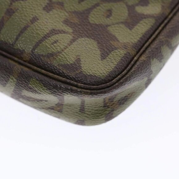 LOUIS VUITTON Monogram Graffiti Pochette Accessoires Pouch M92191 LV Auth 49463V - Picture 4 of 16